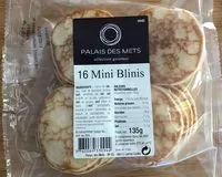 Mängden socker i 16 Mini Blinis