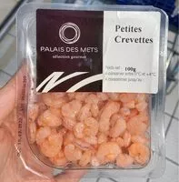 Mängden socker i Crevettes décortiquées cuites