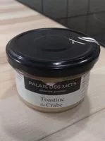 Mängden socker i Toastine de crabe