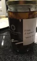 Mängden socker i Filets d'anchois