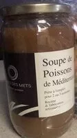 Mängden socker i Soupe de poisson de Mediterranée