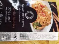 Mängden socker i Tagliatelles fraiches