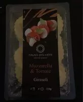 Mängden socker i Mozzarella & tomate