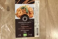 Mängden socker i Tagliatelle aux lentille corail bio