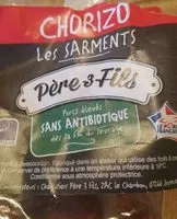 Mängden socker i Chorizo Les Sarments