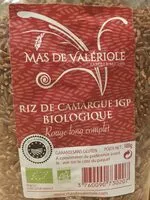 Mängden socker i Riz rouge de Camargue IGP