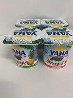 Mängden socker i Yana brassés mangue/ananas