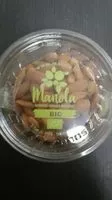 Mängden socker i Amandes décortiquées bio