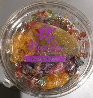 Mängden socker i Fruits confits assortis