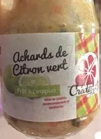 Mängden socker i Achards de citron vert