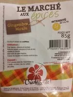 Mängden socker i Gingembre moulu