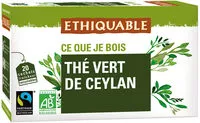 Mängden socker i Thé vert de ceylan