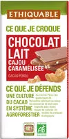 Mängden socker i Chocolat au lait cajou caramélisée