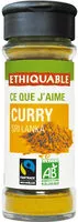 Mängden socker i Curry Sri Lanka Bio