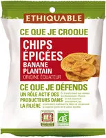 Mängden socker i Chips de Banane Plantain