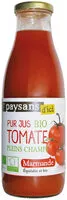 Mängden socker i Pur Jus de Tomate Bio Pleins Champs