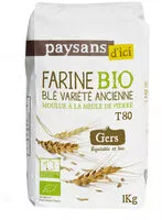 Mängden socker i Farine de blé variété ancienne