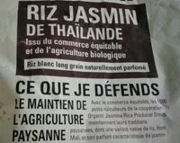 Mängden socker i Riz Jasmin de Thaïlande