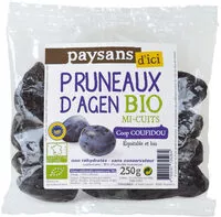 Mängden socker i Pruneaux d'Agen bio mi-cuits