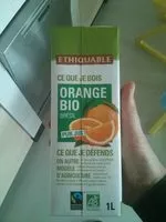Mängden socker i Orange bio bresil mexique