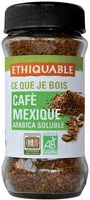 Mängden socker i Café soluble Mexique