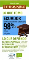 Mängden socker i Chocolate negro cacao de ecuador ecológico