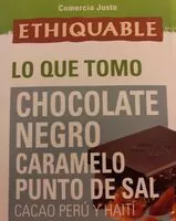Mängden socker i Chocolate negro caramelo punta de sal