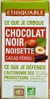 Mängden socker i Chocolat noir noisette Cacao Pérou
