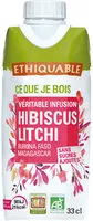 Mängden socker i Infusion glacée hibiscus litchi