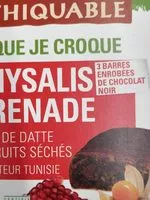Mängden socker i Pâte de datte et fruits séchés - Physalis Grenade