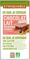 Mängden socker i Chocolat Lait Rhubarbe Quinoa