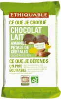 Mängden socker i Chocolat lait 42% amande entière et pétale de céréales