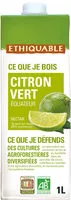 Mängden socker i Nectar de citron vert d'Équateur