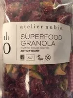 Mängden socker i Superfood granola antioxydant