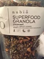 Mängden socker i Superfood granola croquant