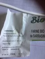 Mängden socker i Farine Bio de Sarrasin