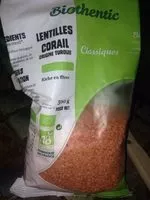 Mängden socker i Lentilles corail