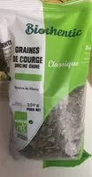 Mängden socker i Graines de courge