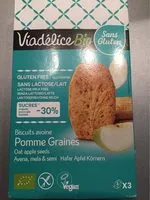 Mängden socker i Biscuits avoine Pommes graines