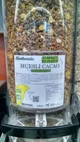 Mängden socker i Muesli cacao vrac