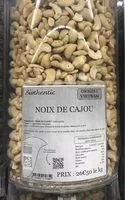 Mängden socker i Noix de cajou
