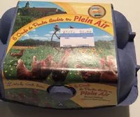 Mängden socker i 6 oeufs de Poules élevées en Plein Air