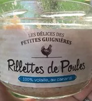 Mängden socker i Rillettes de poules