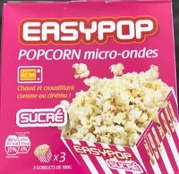 Mängden socker i Easypop