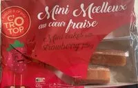 Mängden socker i Mini moelleux au coeur fraise