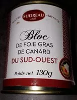 Mängden socker i Bloc de foie gras de canard du Sud-Ouest