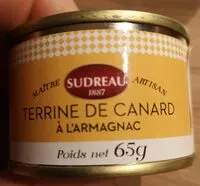 Mängden socker i Terrine de canard à l'Armagnac