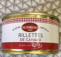 Mängden socker i Rillettes de canard