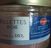 Mängden socker i Rillettes d'oie