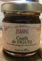 Mängden socker i Confit de figues